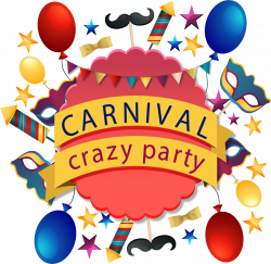 Carnival Party Clip art - Crazy Carnival Party 1096*1066 transprent ...