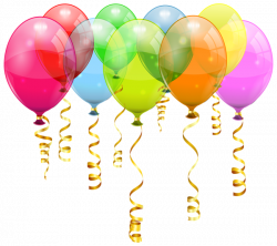 Colorful Balloon Bunch PNG Clipart Image | HAPPY BIRTHDAY ...