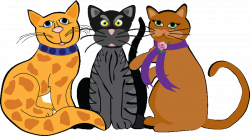 Three Clip Art Cats | Pinterest | Clip art, Cat and Cat clipart