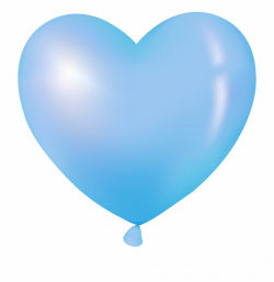 Blue Heart Balloon Clip Art - Clip Arts For Balloon Free PNG ...