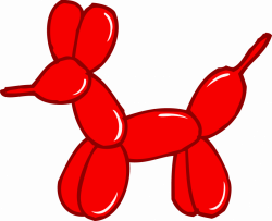 Cute Red Balloon Animal Clipart Free | jokingart.com Balloon Clipart