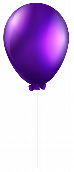 Purple Balloon Transparent PNG Clip Art Image | Gallery ...