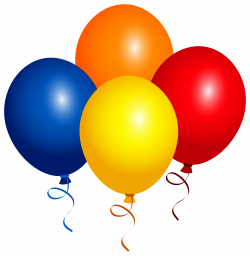 Four Balloons PNG Clipart Image | Gallery Yopriceville - High ...