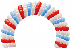Independence Day Fourth of July Balloon Arch PNG Clipart Picture ...