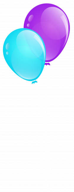 Blue and Purple Balloons Clip Art Image | Gallery Yopriceville ...