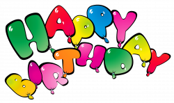 Birthday cake Balloon Clip art - Transparent Happy Birthay Balloons ...
