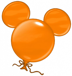 Orange Mickey Head Balloon | Disney | Pinterest | Happy birthday ...