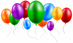 Balloons Colorful PNG Clip Art - Best WEB Clipart