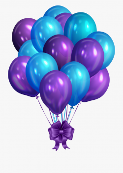 Balloon Clipart Lavender - Pink And Black Balloon #1214203 ...