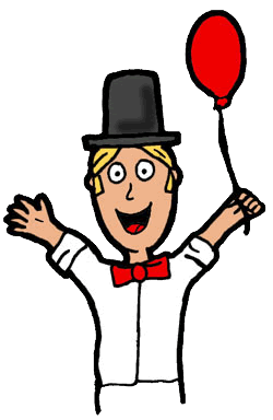 Happy Man with Balloon | Clipart Panda - Free Clipart Images