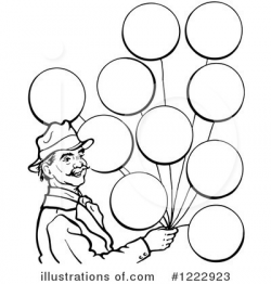 Balloons Clipart #1222923 - Illustration by Picsburg