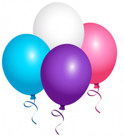 Flying Balloons PNG Clipart Image | Party! | Pinterest | Flying ...