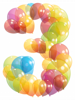 Transparent Three Number of Balloons PNG Clipart Image | Gallery ...