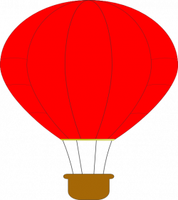 Red Hot Air Balloon Clip Art at Clker.com - vector clip art online ...