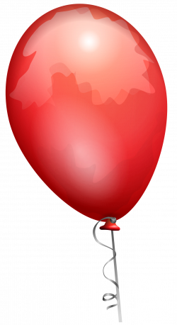 Clipart - Red balloon