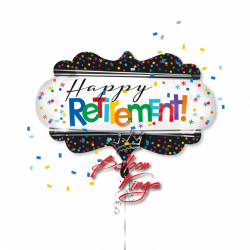 Happy Retirement Marquee - Balloon Kings