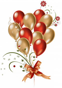 Transparent_Red_and_Gold_Balloons_Clipart.png (PNG Image, 2400 ...