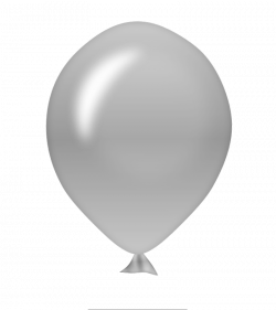Grey Balloon Clipart