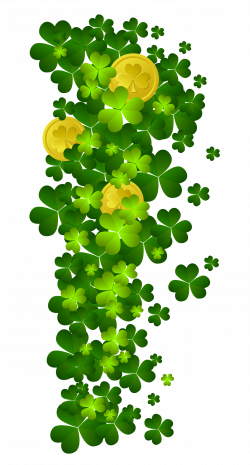 St Patricks Shamrock with Coins PNG Clipart | Gallery Yopriceville ...