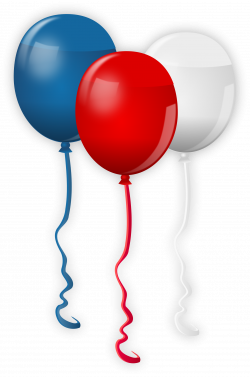 Clipart - 4th July Balloons