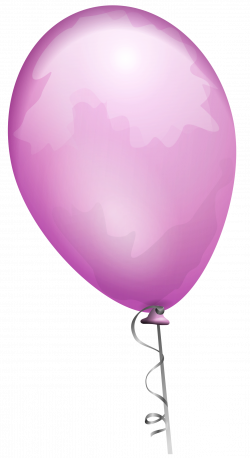 Clipart - balloon-purple-aj