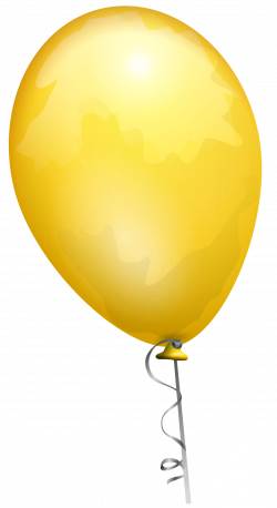 Clipart - Yellow balloon
