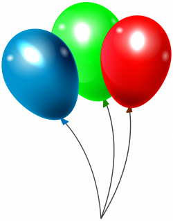 Three Balloons PNG Clipar Image | Gallery Yopriceville - High ...