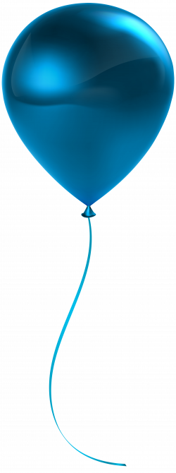 Single Blue Balloon Transparent Clip Art | Gallery Yopriceville ...