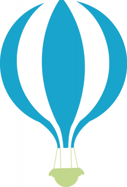 Hot air balloon Clip art - Blue hot air balloon 499*736 transprent ...