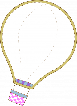 Speech balloon Cartoon Flight - Hot Air Balloon border 1224*1696 ...