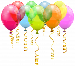 Colorful Balloon Bunch PNG Clipart Image | Gallery Yopriceville ...