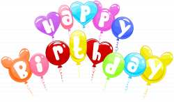 Happy Birthday Cute Balloons PNG Clip Art | Gallery Yopriceville ...