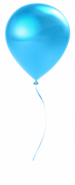 Turquoise Clipart Balloon - Transparent Background Single ...