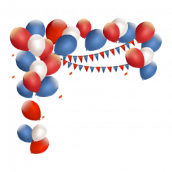 Red And Blue Birthday Balloon, Balloon, Red, Birthday Balloon PNG ...