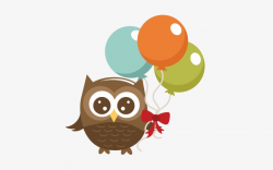 Balloon Clipart Winter - Owl With Balloon Clip Art ...