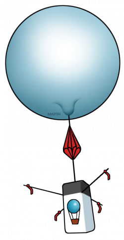 Weather Clip Art by Phillip Martin, Weather Balloon