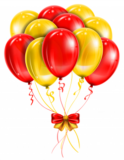 Transparent Red Yellow Balloons PNG Picture Clipart | Gallery ...