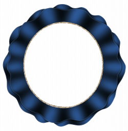 Beautiful Dark Blue Round Frame | Clipart | Pinterest | Dark blue ...