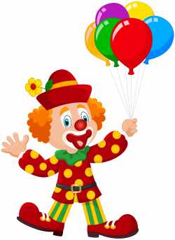 Clown with Balloons Transparent Image | Gallery ...
