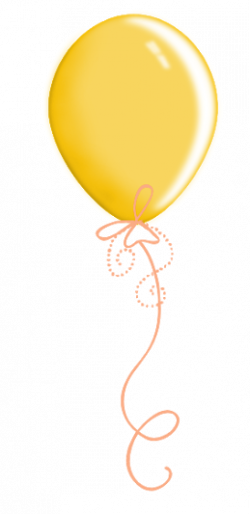 yellow balloon | PARTY & CELEBRATION CLIPART | Glitter ...