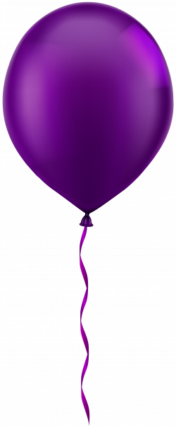 Single Purple Balloon PNG Clip Art Image | Gallery Yopriceville ...