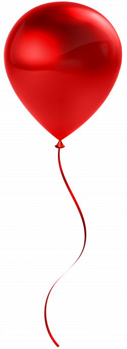 Single Red Balloon Transparent Clip Art | Gallery Yopriceville ...