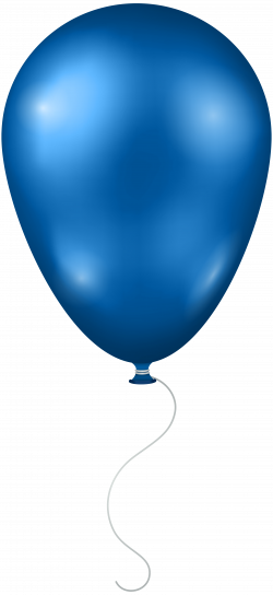Blue Balloon Transparent PNG Clip Art Image | Gallery Yopriceville ...