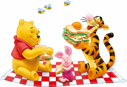 Winnie the Pooh and Tiger PNG Free Clipart | Birthday gifs | Pinterest
