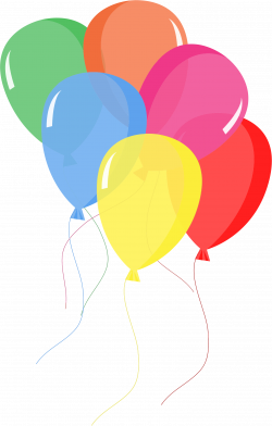 Clipart - Colorful Balloons