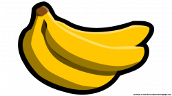 Banana clipart frut - Pencil and in color banana clipart frut