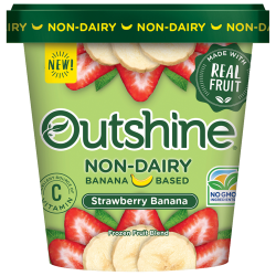 Non-Dairy Strawberry Banana Scoops | 14 oz. Carton | Outshine®