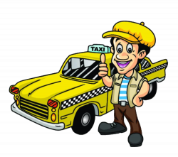 Taxi driver Driving Clip art - Cartoon yellow taxi 1000*886 ...