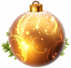Yellow Christmas Ball PNG Clipart Image | Gallery Yopriceville ...