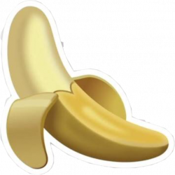 Banana Emoji freetoedit - Sticker by ana_julia_afonso